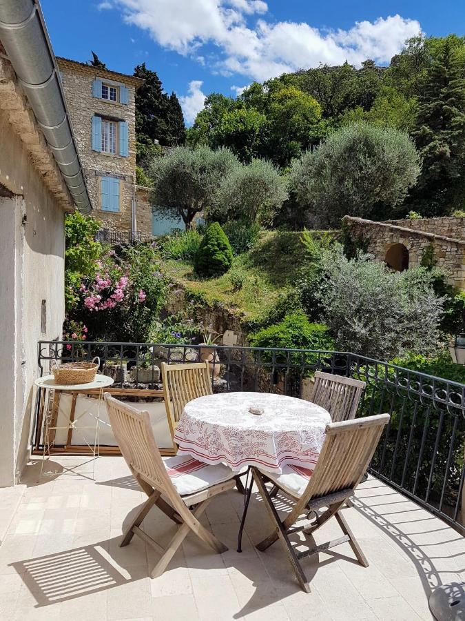 Maison provençale en pierre naturelle à Gigondas Villa Esterno foto