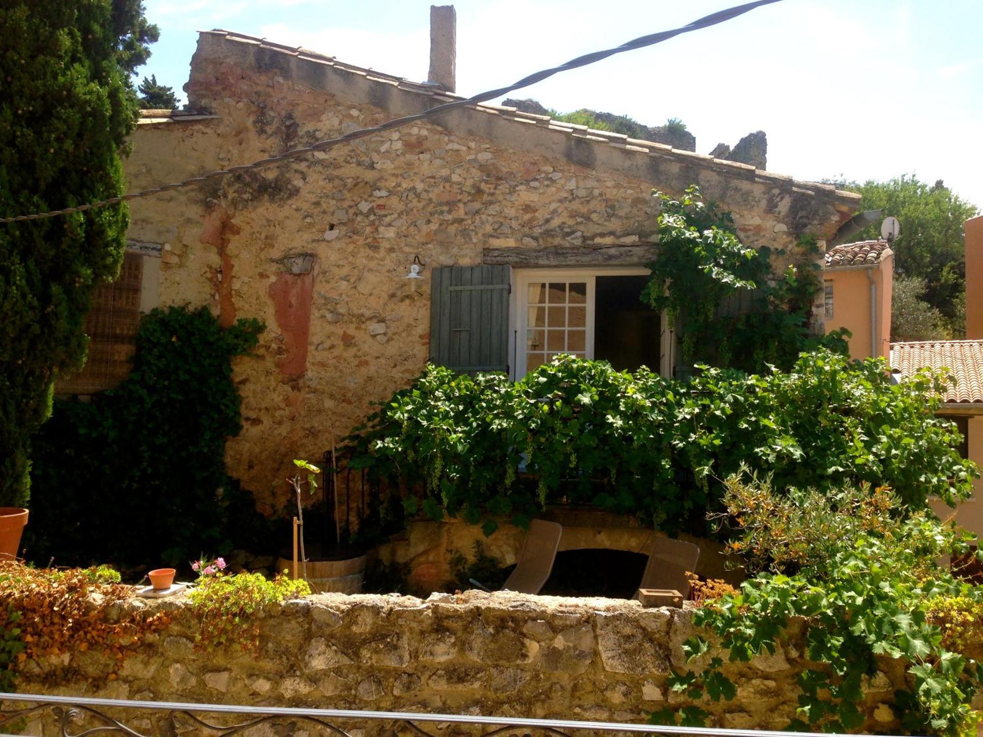 Maison provençale en pierre naturelle à Gigondas Villa Esterno foto