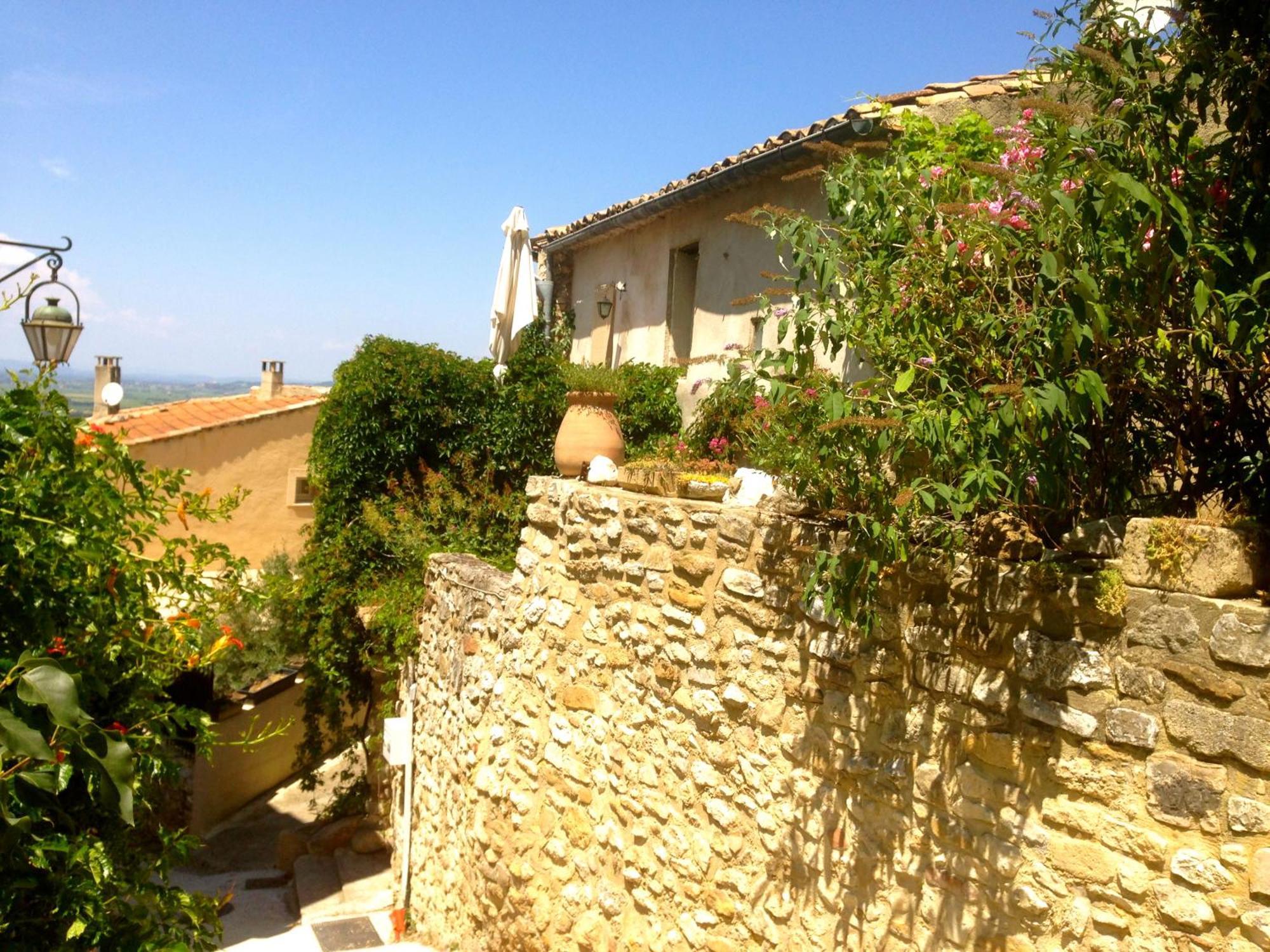 Maison provençale en pierre naturelle à Gigondas Villa Esterno foto